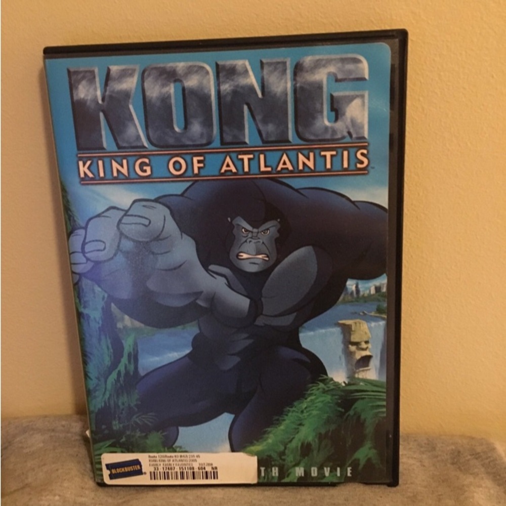 KONG King of Atlantis DVD - Tested and working in good shape